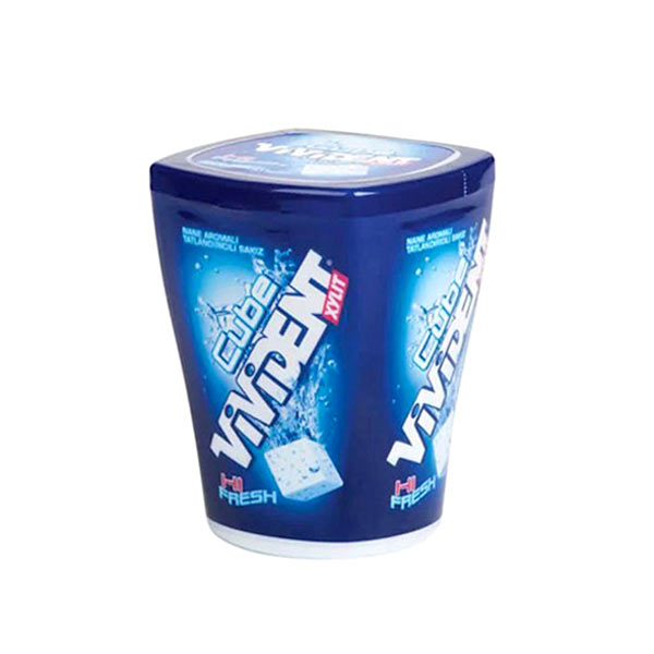 آدامس ویویدنت نعناعی مکعبی Hi fresh وزن 86 گرم