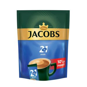 قهوه فوری جاکوبز 2 در 1 بسته 10 عددی