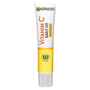 ضد آفتاب ویتامین سی گارنیر مدل INVISIBLE(بی رنگ) SPF50 حجم 40 میلی لیتر